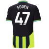 Nogometni Dres Manchester City Foden 47 Gostujući 24/25